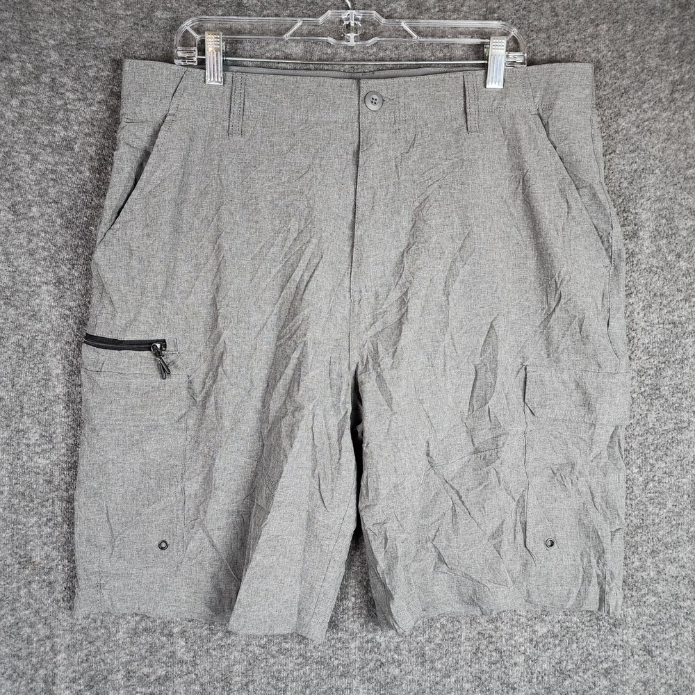 Iron Shorts Mens 38 I427149S Grey Cargo Heathered EUC